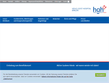Tablet Screenshot of heilig-geist-hospital.de